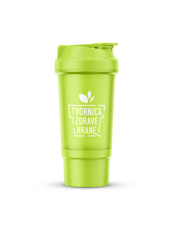 Nutrigold smart shaker zelene boje s dodatnom posudom, 500ml.