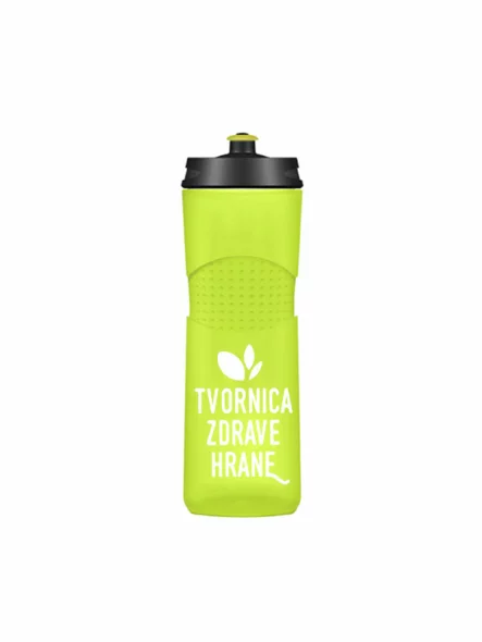 Nutrigold boca "squeeze" za trening  je plastična, žuta boca od 650ml.
