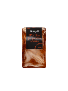 Nutrigold slatka paprika u prahu u prozirnoj ambalaži od 200 grama.
