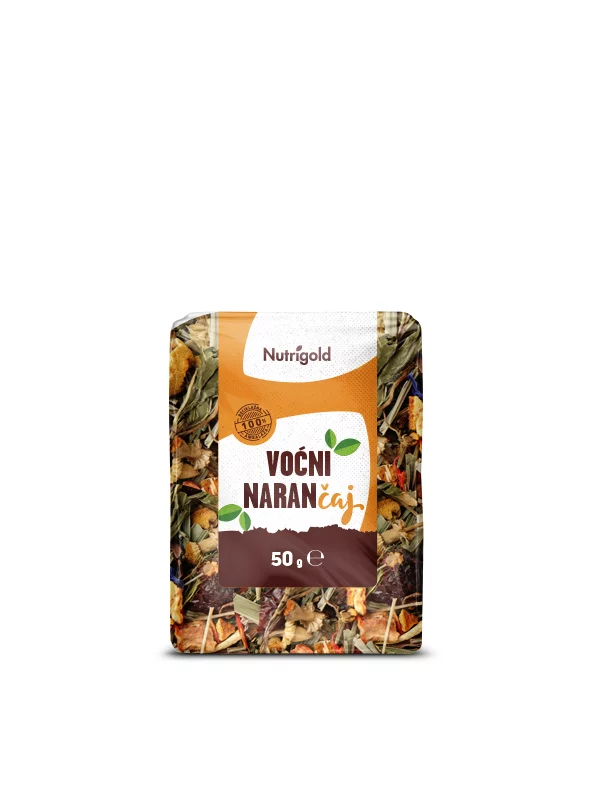 Nutrigold voćni naranČaj u prozirnoj ambalaži od 50 grama