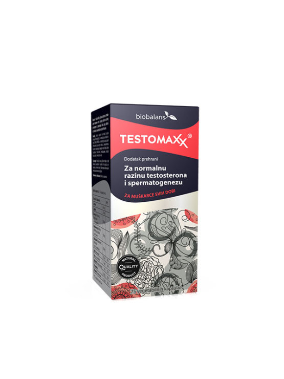 Biobalans Testomaxx 75 kapsula u šarenoj kartonskoj ambalaži
