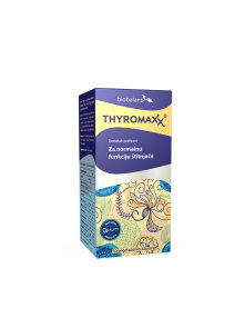 Thyromaxx 50 kapsula za normalnu funkciju štitnjače Biobalans u šarenoj kartonskoj ambalaži