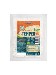 Nutrigold organski tempeh u prozirnoj vakumiranoj ambalaži od 200g