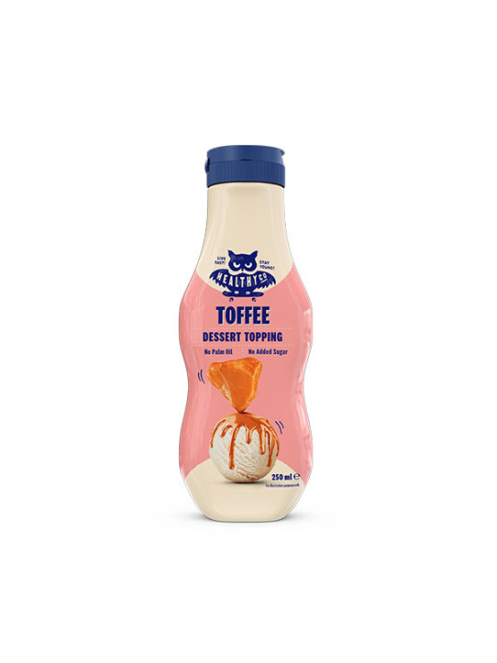 HealthyCo toffee preljev bez dodanog šećera u plastičnoj ambalaži od 250ml s dozatorom