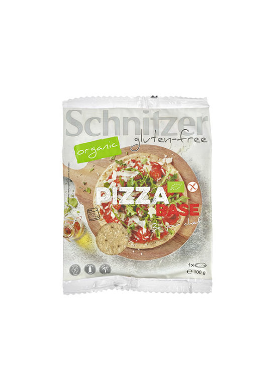 Schnitzer organska baza za pizzu bez glutena u kartonskoj ambalaži od 100g