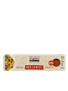 Organski Explore Cuisine špageti od crvene leće u ambalaži od 250g