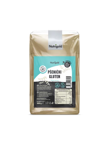 Nutrigold pšenični gluten u pakiranju od 500g