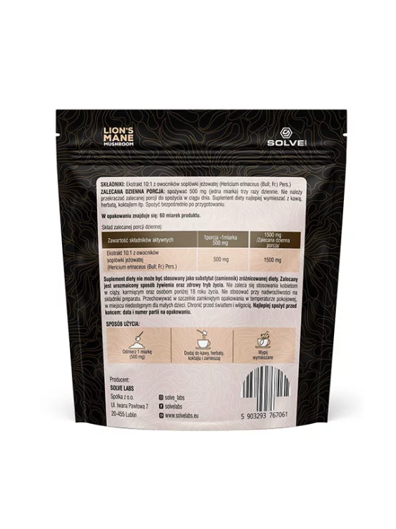 Lion's Mane ( lavlja griva ) ekstrakt 30g - Solve