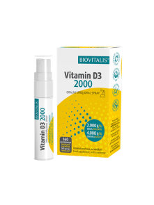 Biovitalis vitamin D3 oralni sprej u obiteljskom pakiranju od 20ml