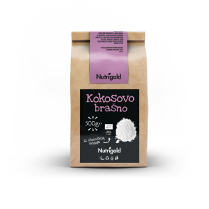 Nutrigold Kokosovo brašno - Organsko u smeđoj ambalaži 500g