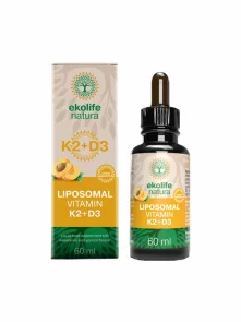 Ekolife Natura liposomalni vitamin K2+D3 u staklenoj ambalaži od 60 ml