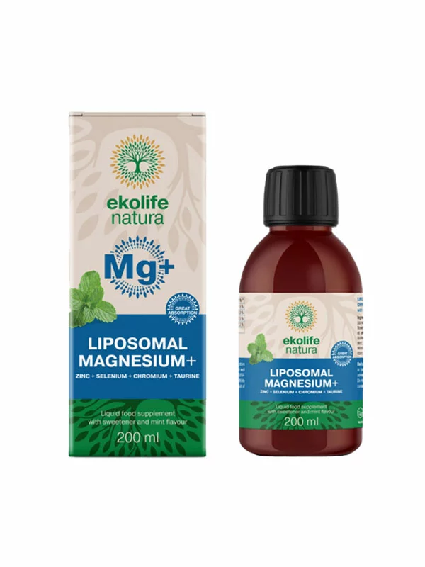 Ekolife Natura liposomalni magnezij+ u ambalaži od 200 ml