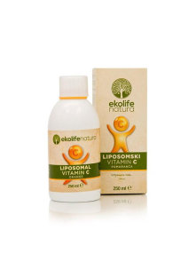 Ekolife Natura liposomalni C vitamin s okusom naranče u pakiranju od 250ml