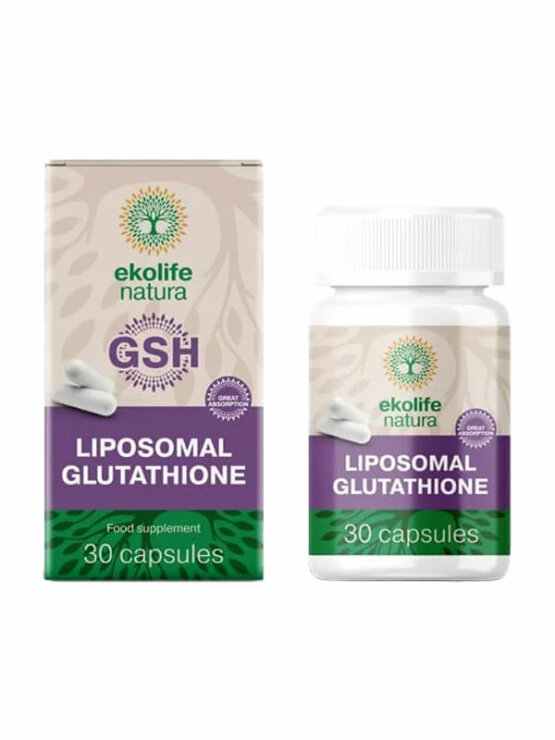 Ekolife Natura liposomalni glutation u pakiranju od 30 kapsula