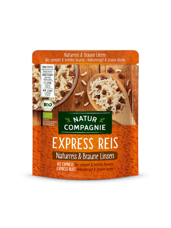 Natur Compagnie organska express integralna riža i smeđa leća u pakiranju od 250g