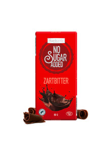 Frankonia tamna čokolada bez dodanog šećera u crvenoj ambalaži od 80g