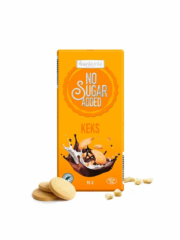 Frankonia čokolada s keksom bez dodanog šećera u pakiranju od 90g