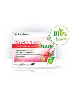 Cys Control Flash - Dodatak prehrani s brusnicom, vrijeskom i eteričnim uljima - Arkopharma