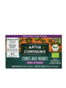 Natur Compagnie biljna kocka u šarenom kartosnkom pakiranju od 80g.