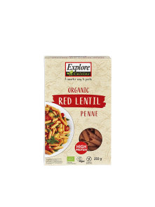 Explore Cuisine tjestenina od crvene leće u pakiranju od 250g.