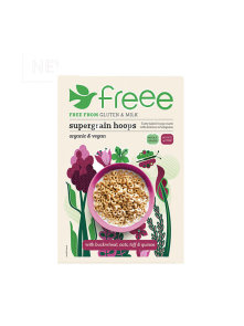 Pahuljice od super žitarica Supergrain Hoops - Bez glutena & Organske 300g Freee