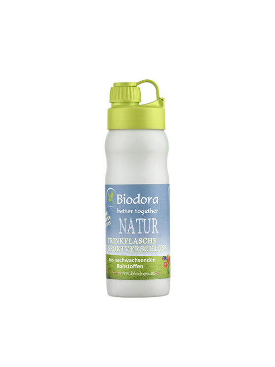 Reciklabilna sportska boca Natur Zelene boje zapremnine 0,5 litara brenda Biodora