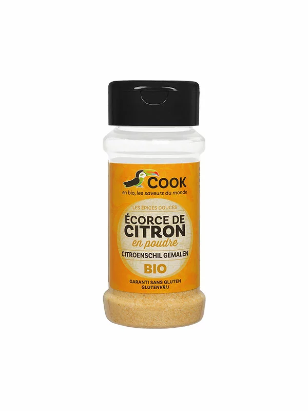 Kora limuna u prahu u praktičom pakiranju od 32 grama organska Cook