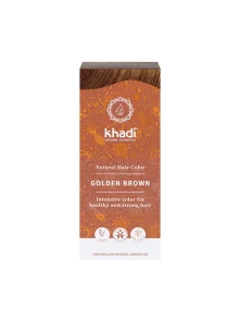 Khadi biljna boja za kosu  - Zlatno smeđa u ambalaži od 100g