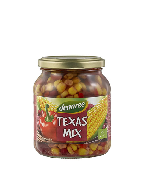 Organski Dennree Texas mix povrća u staklenoj ambalaži od 350g