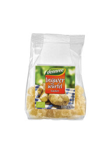 Kandirani đumbir Kockice - Organski 100g Dennree