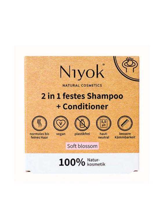 Niyok soft blossom kruti šampon i regenerator u ambalaži od 80g