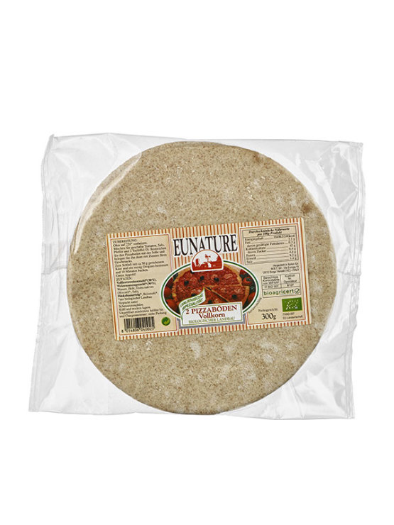 Podloga za pizzu od integralne pšenice u pakiranju od 300g.