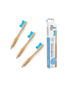 Četkica od bambusa sa zamijenjivim glavama Medium Plava - Humble Brush