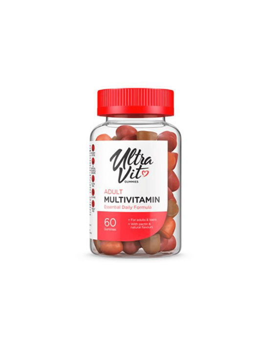 Ultravit multivitamin gummies za odrasle u prozirnoj ambalaži od 60 kom