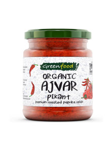 Greenfood organski pikantni ajvar u staklenoj ambalaži od 260g