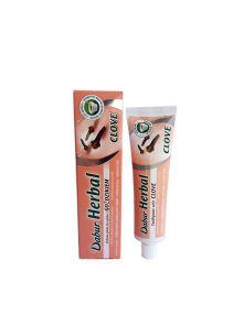 Dabur ayurvedska pasta za zube s klinčićem bez fluorida u tubi od 100ml
