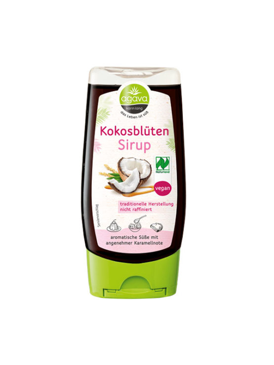 Organski Agava Karin Lang sirup od kokosovog cvijeta u prozirnoj ambalaži od 350g