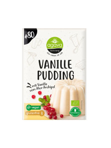 Agava Karin Lang organski puding od vanilije bez glutena u pakiranju od 33g
