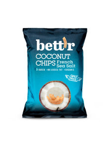 Čips od kokosa s francuskom Morskom soli - Organski 40g Bett’r