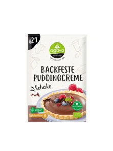 Agava karin lang puding krema s okusom čokolade bez glutena organska u pakiranju ima 40g