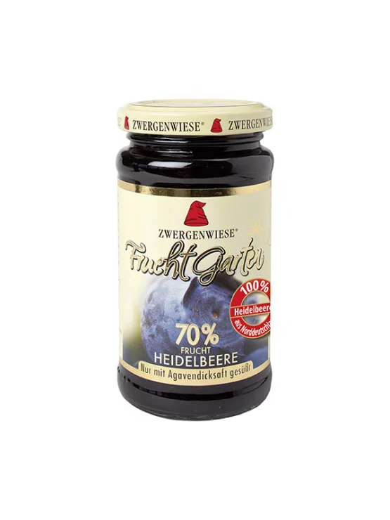 Zwergenwiese džem od borovnice bez glutena u pakiranju od 225g.