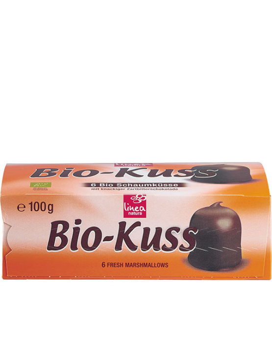 Linea Natura pjenasti kolač čokoladni poljubac u pakiranju od 100g.