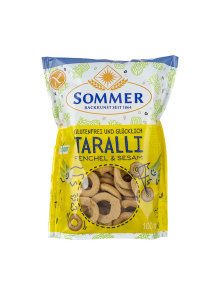 Sommer taralli piškoti komorač i sezam organski u pakiranju od 100g