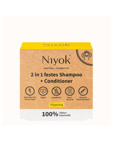 Trdi šampon in  balzam Vitamina -  80g Niyok