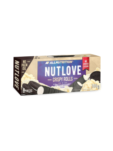 All Nutrition Nutlove Crispy rolls hrskavi štapići s kremom od bijele čokolade u pakiranju od 140g