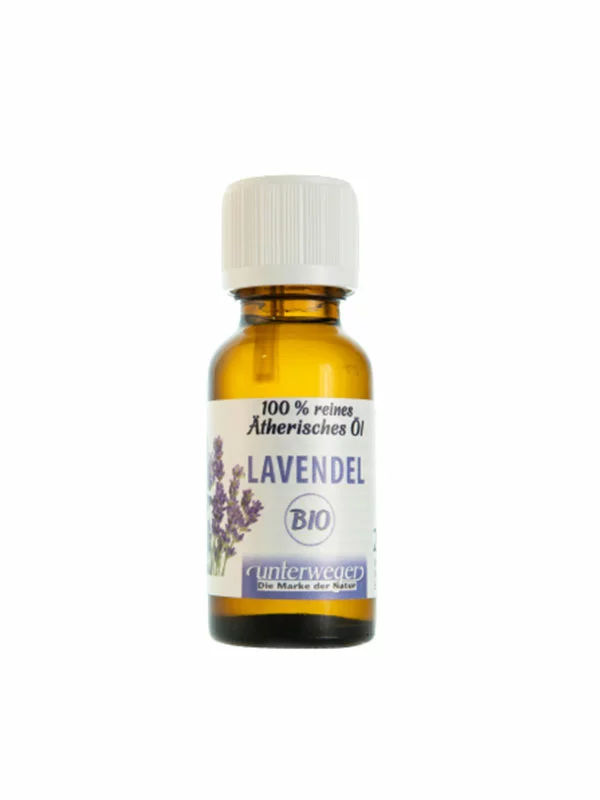 Lavanda Bio Eterično ulje u staklenoj ambalaži od 20ml.