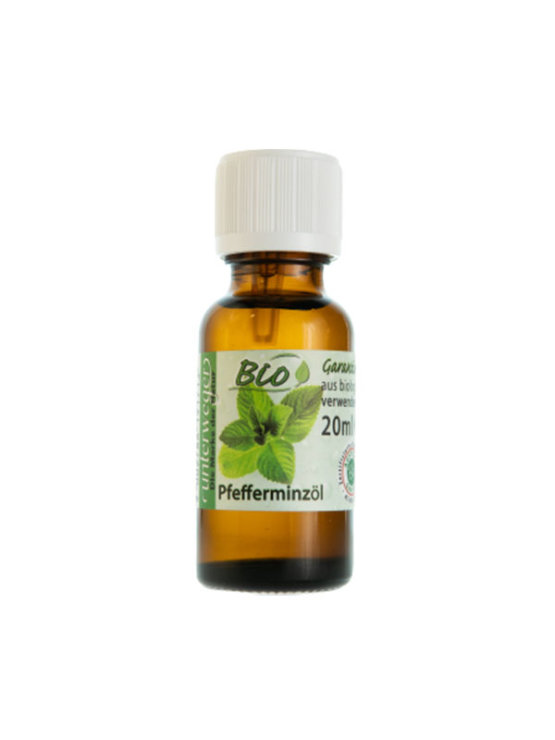 Menta Bio Eterično ulje u staklenoj ambalaži od 20ml.