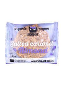 Keks Slana karamela & Badem Bez glutena - Organski 50g Kookie Cat