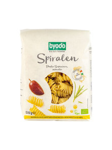 Byodo tjestenina od durum pšenice spirale u ambalaži od 500g.