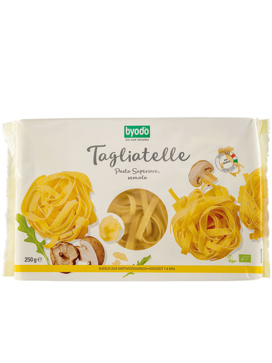 Byodo organska tjestenina od durum pšenice tagliatelle u ambalaži 250g